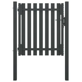 Anthracite grey steel garden fence gate 1x1.25 cm by , garden gates - Ref: Foro24-146327, Price: 175,22 €, Discount: %