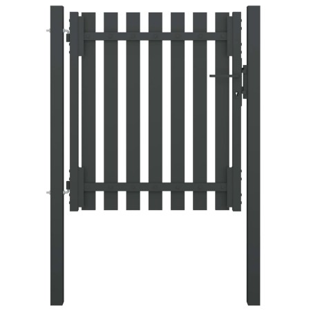 Graue Anthrazit-Stahlgitter-Gartentür 1x1,25 m von , Gartentore - Ref: Foro24-146327, Preis: 180,60 €, Rabatt: %
