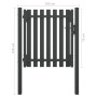 Graue Anthrazit-Stahlgitter-Gartentür 1x1,25 m von , Gartentore - Ref: Foro24-146327, Preis: 180,60 €, Rabatt: %