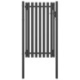 Puerta de valla del jardín de acero gris antracita 1x2,25 cm de , Puertas de jardín - Ref: Foro24-146331, Precio: 270,31 €, D...