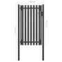 Graue Anthrazit-Stahlgitter-Gartentür 1x2,25 cm von , Gartentore - Ref: Foro24-146331, Preis: 265,96 €, Rabatt: %