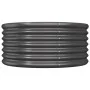 Anthracite powder-coated steel planter 80x80x36 cm by , Pots and planters - Ref: Foro24-318856, Price: 54,38 €, Discount: %