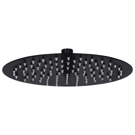 Schwarzer runder Duschkopf aus Edelstahl mit Regeneffekt, 25 cm von vidaXL, Duschköpfe - Ref: Foro24-147691, Preis: 22,25 €, ...