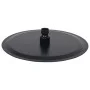 Cabezal de ducha efecto lluvia acero inox redondo negro 25 cm de vidaXL, Cabezales de ducha - Ref: Foro24-147691, Precio: 21,...