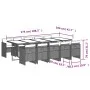 11-piece garden dining set with gray synthetic rattan cushions by , Garden sets - Ref: Foro24-3210572, Price: 943,47 €, Disco...