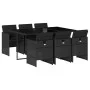 7-piece garden dining set with black synthetic rattan cushions by , Garden sets - Ref: Foro24-3210547, Price: 519,80 €, Disco...
