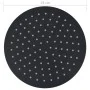 Cabezal de ducha efecto lluvia acero inox redondo negro 25 cm de vidaXL, Cabezales de ducha - Ref: Foro24-147691, Precio: 21,...