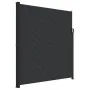 Seitlicher ausziehbarer schwarzer Markisenstoff 220x500 cm. von , Sonnenschirme - Ref: Foro24-4004474, Preis: 147,75 €, Rabat...