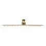 Cabezal ducha efecto lluvia acero inox cuadrado dorado 30x30 cm de vidaXL, Cabezales de ducha - Ref: Foro24-147710, Precio: 2...