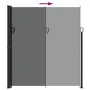 Anthrazitgraues seitliches ausziehbares Markisentuch 220x500 cm von , Sonnenschirme - Ref: Foro24-4004488, Preis: 139,46 €, R...