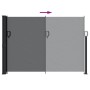 Toldo lateral retráctil negro 140x600 cm de , Sombrillas - Ref: Foro24-4004504, Precio: 88,17 €, Descuento: %