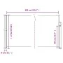 Toldo lateral retráctil negro 140x600 cm de , Sombrillas - Ref: Foro24-4004504, Precio: 86,55 €, Descuento: %