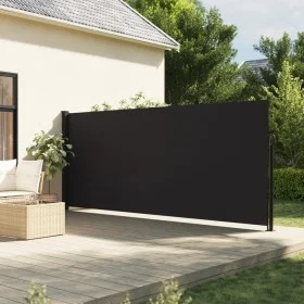Seitlicher ausziehbarer schwarzer Markisenstoff 160x600 cm. von , Sonnenschirme - Ref: Foro24-4004519, Preis: 90,90 €, Rabatt: %