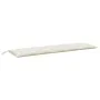Cushions for garden bench 2 units cream melange fabric 180x50x7 cm by , Cushions for chairs and sofas - Ref: Foro24-4002621, ...