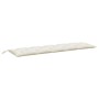 Kissen für Gartenbank 2 Stück Stoff Creme Melange 180x50x7 cm von , Kissen für Stühle und Sofas - Ref: Foro24-4002621, Preis:...