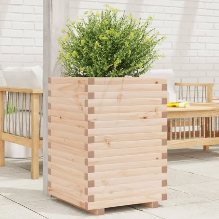 Massive Holzblumenkasten aus Kiefer 50x50x72 cm von , Töpfe und Pflanzgefäße - Ref: Foro24-3282609, Preis: 154,28 €, Rabatt: %