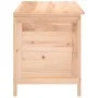 Baúl para cojines de jardín madera maciza abeto 99x50x56,5 cm de , Cajas de almacenaje para exteriores - Ref: Foro24-364752, ...