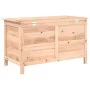 Baúl para cojines de jardín madera maciza abeto 99x50x56,5 cm de , Cajas de almacenaje para exteriores - Ref: Foro24-364752, ...