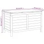 Baúl para cojines de jardín madera maciza abeto 99x50x56,5 cm de , Cajas de almacenaje para exteriores - Ref: Foro24-364752, ...
