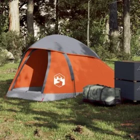 Igloo tent for 1 person, waterproof, gray and orange. by , tents - Ref: Foro24-94790, Price: 44,31 €, Discount: %