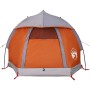 Iglu-Zelt für 1 Person, wasserdicht, grau-orange. von , Zelte - Ref: Foro24-94790, Preis: 45,15 €, Rabatt: %