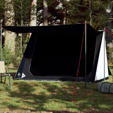 2-person waterproof white opaque fabric tent by , tents - Ref: Foro24-94532, Price: 94,16 €, Discount: %