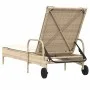 Wheelchair with synthetic beige rattan cushion by , Loungers - Ref: Foro24-368312, Price: 187,74 €, Discount: %