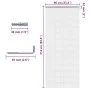 Kettengitter für Aluminiumtür 90x212 cm von , Moskitonetze für Fenster - Ref: Foro24-4010012, Preis: 83,82 €, Rabatt: %