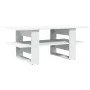 Engineered wood white coffee table 102x55x42 cm by , Coffee table - Ref: Foro24-823261, Price: 57,91 €, Discount: %