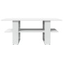 Engineered wood white coffee table 102x55x42 cm by , Coffee table - Ref: Foro24-823261, Price: 58,55 €, Discount: %