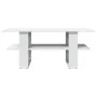 Engineered wood white coffee table 102x55x42 cm by , Coffee table - Ref: Foro24-823261, Price: 57,91 €, Discount: %