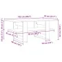 Engineered wood white coffee table 102x55x42 cm by , Coffee table - Ref: Foro24-823261, Price: 57,91 €, Discount: %