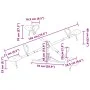 Four-seat carousel with 360-degree steel rotation. by , Seesaws - Ref: Foro24-4010560, Price: 113,47 €, Discount: %