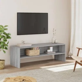 TV stand made of Sonoma gray engineered wood 120x40x40 cm by , TV Furniture - Ref: Foro24-835565, Price: 58,26 €, Discount: %