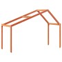 Solid wood brown children's bed canopy 213x85.5x144.5 cm by , Accessories for beds and slatted bases - Ref: Foro24-846939, Pr...