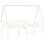 Kinderbettgestell Massivholz Weiß 209x95,5x88 cm von , Zubehör für Betten und Lattenroste - Ref: Foro24-846947, Preis: 51,36 ...