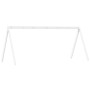 Solid white wood children's bed frame 209x95.5x88 cm by , Accessories for beds and slatted bases - Ref: Foro24-846947, Price:...