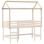 Massives Kiefernholz-Kinderbettgestell 217x95,5x159 cm von , Zubehör für Betten und Lattenroste - Ref: Foro24-846958, Preis: ...