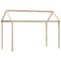 Solid pine wood children's bed canopy 207x95.5x159 cm by , Accessories for beds and slatted bases - Ref: Foro24-846964, Price...