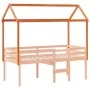 Techo de cama infantil madera maciza pino marrón 207x95,5x159cm de , Accesorios para camas y somieres - Ref: Foro24-846966, P...