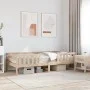 Solid pine wood bed frame 100x200 cm by , Beds and slatted bases - Ref: Foro24-846970, Price: 111,48 €, Discount: %