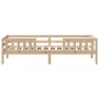 Estructura de cama madera maciza de pino 90x190 cm de , Camas y somieres - Ref: Foro24-846979, Precio: 128,30 €, Descuento: %
