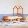 Solid pine wood children's bed canopy in brown, 98x70x176.5 cm by , Accessories for beds and slatted bases - Ref: Foro24-8469...