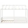 Kinderbett mit massivem Kieferndach in Weiß 100x200 cm. von , Betten und Lattenroste - Ref: Foro24-846998, Preis: 179,61 €, R...