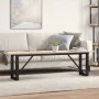 Mesa de centro marco O madera maciza pino y hierro 160x40x45 de , Mesas de centro - Ref: Foro24-3282668, Precio: 90,79 €, Des...