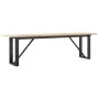 Center table with solid pine wood frame and iron, 160x40x45 by , Coffee table - Ref: Foro24-3282668, Price: 90,80 €, Discount: %