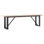 Mesa de centro marco O madera maciza pino y hierro 160x40x45 de , Mesas de centro - Ref: Foro24-3282668, Precio: 91,98 €, Des...