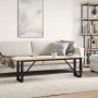 Center table with solid pine wood frame and iron, 160x40x45 by , Coffee table - Ref: Foro24-3282668, Price: 90,80 €, Discount: %