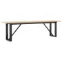 Mesa de centro marco O madera maciza pino y hierro 160x40x45 de , Mesas de centro - Ref: Foro24-3282668, Precio: 91,98 €, Des...