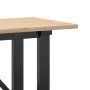 Center table with solid pine wood frame and iron, 160x40x45 by , Coffee table - Ref: Foro24-3282668, Price: 90,80 €, Discount: %